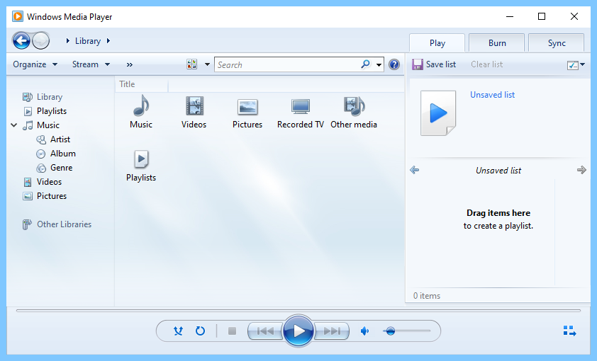 Windows Media Player 12 | Windows Media