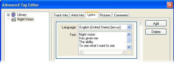 To-add-static-lyrics